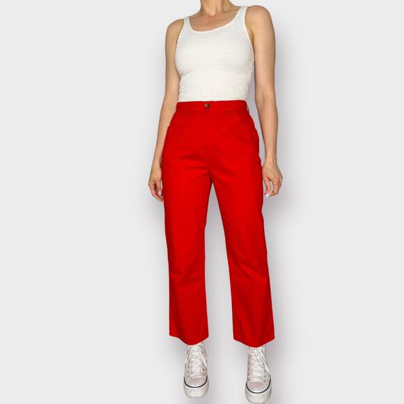 90s Dee Cee‎ Red Pants - Picture 1 of 8